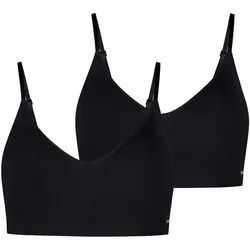 SKINY Damen Soft-BH Cotton Essentials 2er Pack