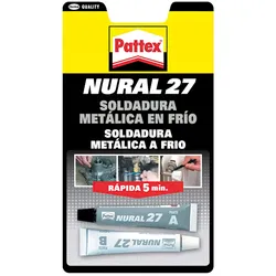 Nural- 27 Aluminium Grau (Satz von 2 Rohren 22 cm 3.)
