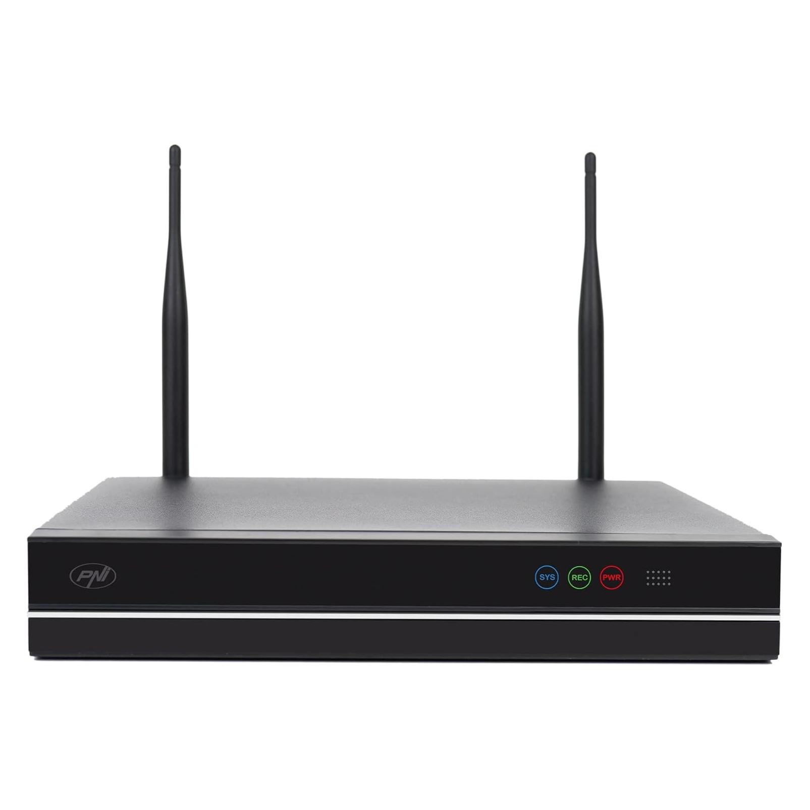 PNI Paket Videoüberwachungspaket House WiFi660 NVR 8 Kanäle und 8 drahtlose Aussenkameras 3MP, P2P, I (WF660-8)