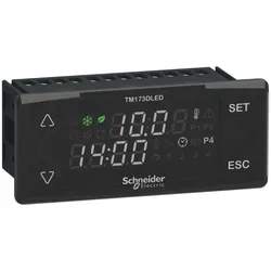 Schneider Electric TM173DLED Remote-Display, Modicon M173, Optimized, Einbaumontage LED, 4-Tasten Tastatur, LAN-Bus-Anschluss Verbindung Controller