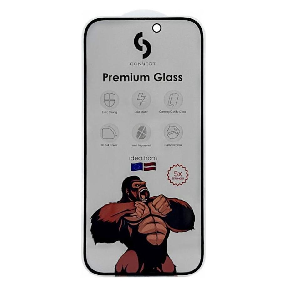 Connect iPhone XR/11 Privacy 3D Corning Gorilla Glass 5X stong (Apple iPhone 11, Apple iPhone XR) (CONAPPXRPFC)