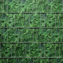 zaun|zu® Sichtschutzstreifen Tannenzweige bedruckter Sichtschutz 2,5m x 2,0m