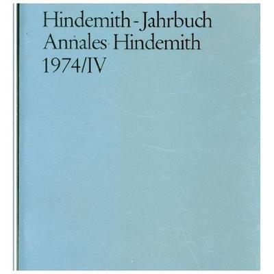 Hindemith-Jahrbuch -
