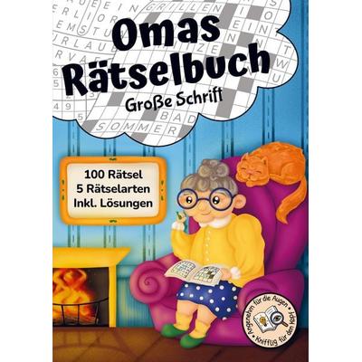 Omas Rätselbuch in großer Schrift, Taschenbuch von Rätsel Werft, Rätsel Werft, 978-94-038-3761-1