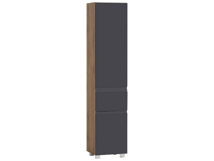 Hochschrank Varese Grau/Eiche