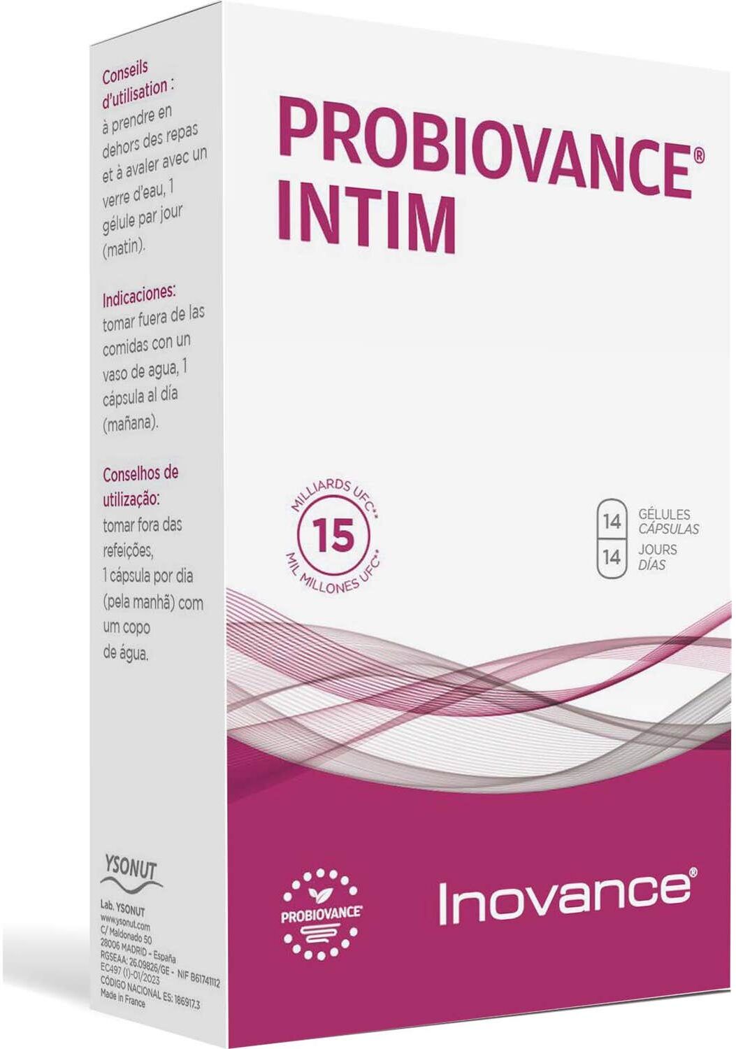 Inovance Probiovance Intim 14caps