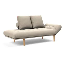 INNOVATION LIVING Schlafsofa Rollo Bow Stoff Beige