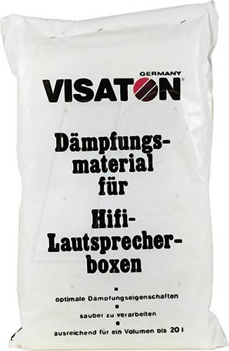 Visaton VS-WOOL2 Dämpfungsmaterial (L x B) 60mm x 33mm Polyester