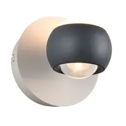 Musterring Leuchten LED-Wandleuchte Cannon Metall Grau