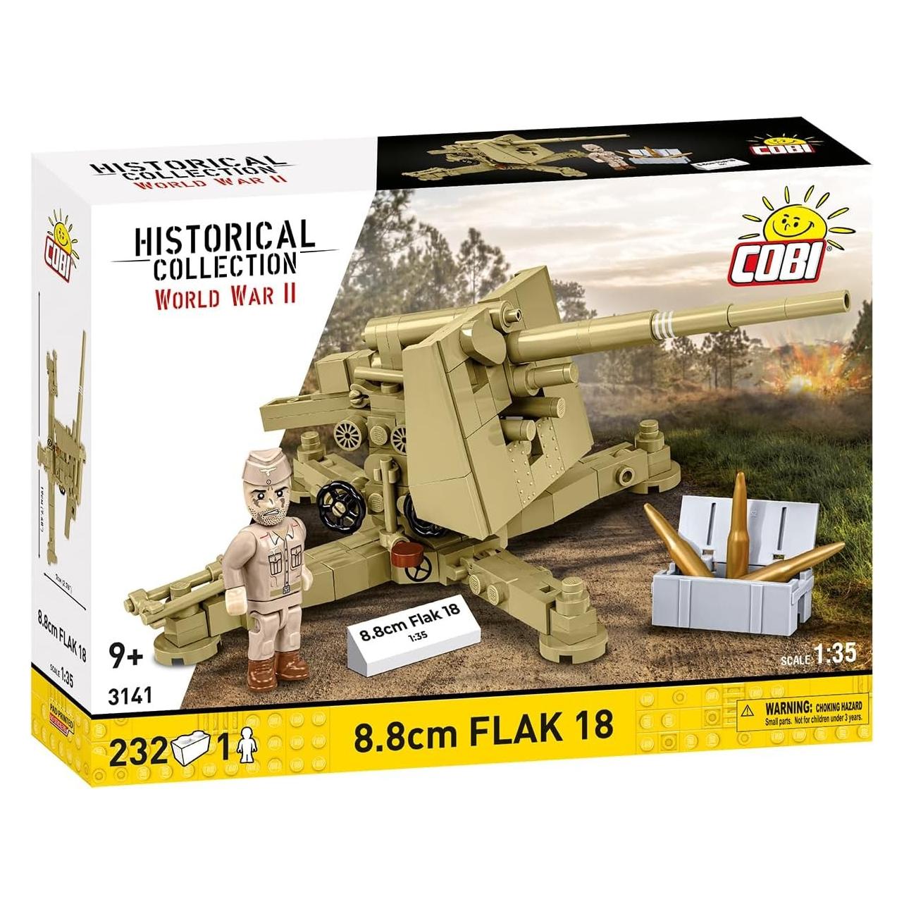 Cobi WWII 8.8CM FLAK 18 (DAK) (3141)