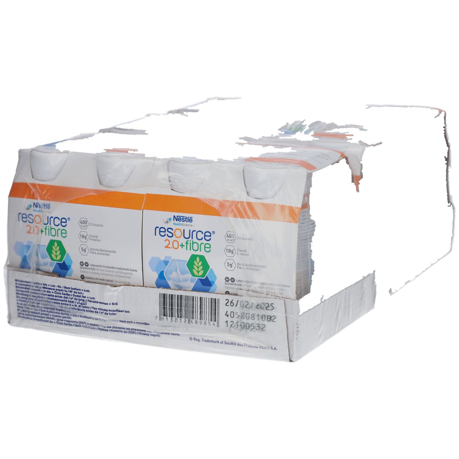 Resource 2.0+fibre Neutral 6x4x200 ml Flüssigkeit