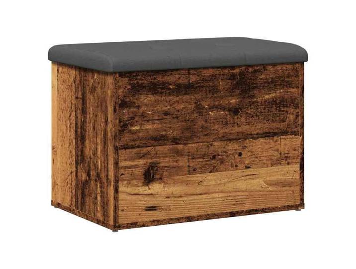 NEW Marron MEUBLE SIEGE - - Banc de rangement vieux bois 62x42x45 cm bois d'ingénierie - Banc coffre - Pour maison（1parcel）33
