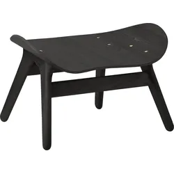 Conversation Piece Fußhocker, schwarze Eiche