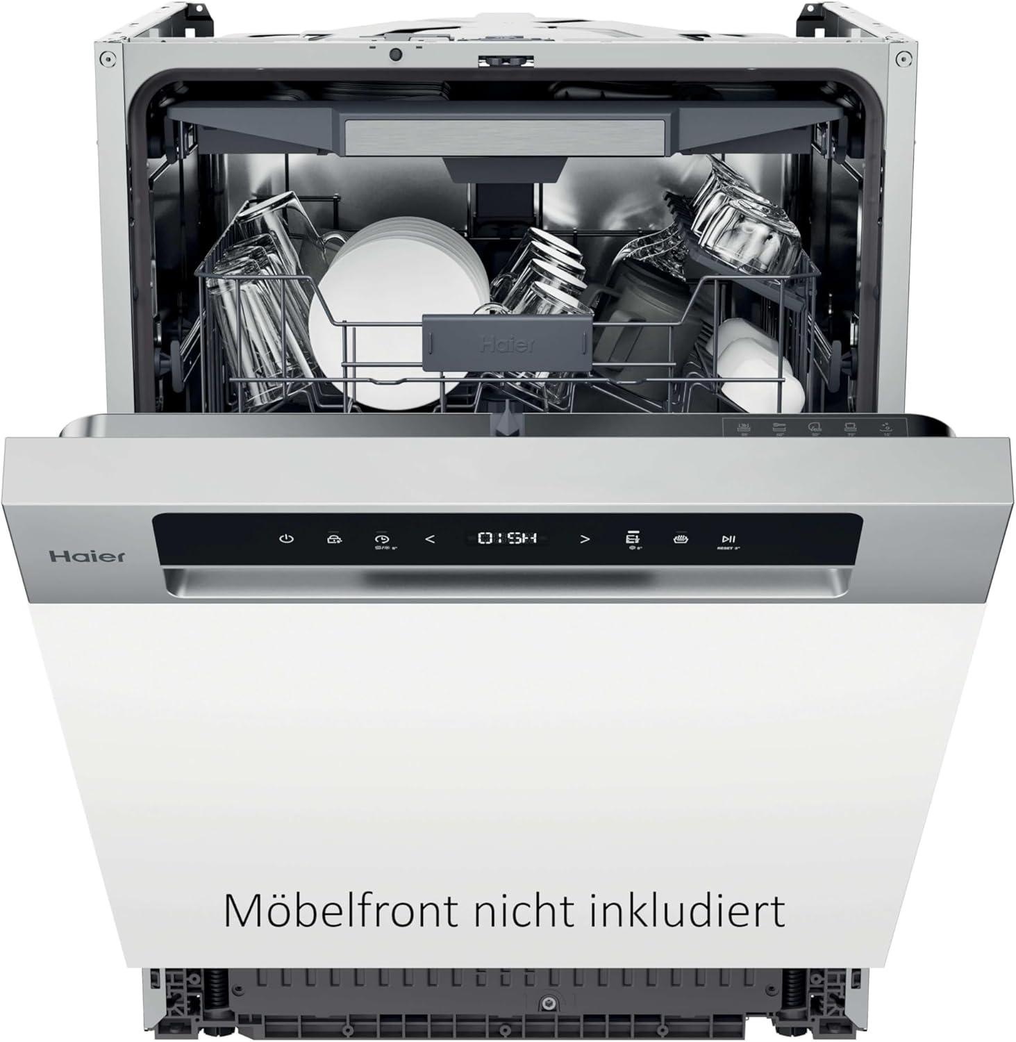 Haier XH 4C4F1S, Teilintegriert, Standardgröße (60 cm), 4 Ziffern, 14 Maßgedecke, B, 44 dB