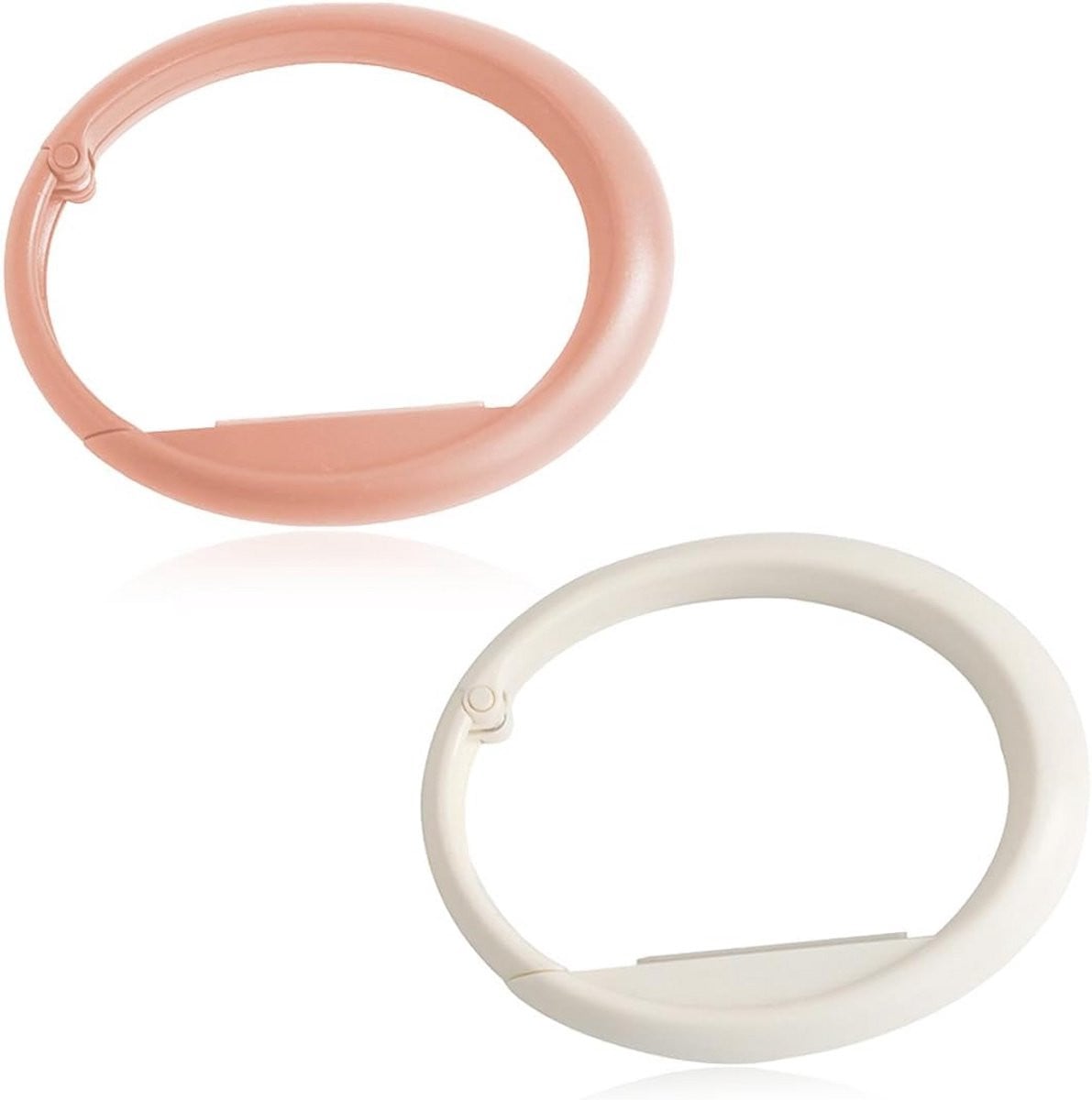 Set van 2 opvouwbare draagbare tafelhangers voor handtassen