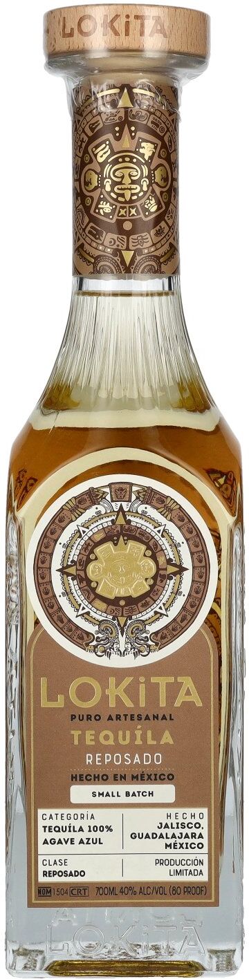 Lokita Tequila Reposado 100% Agave Azul 40% Vol. 0,7l