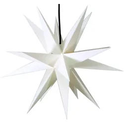 Guru-Shop Außen-Dekoleuchte Melchior Kunststoff Weiß