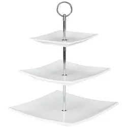 buttinette Etagere, 3-stöckig, 36 cm hoch