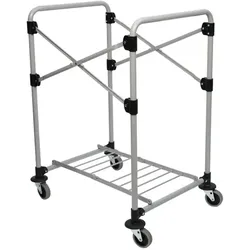 Wäschewagen Rubbermaid Wäschesammler X-Cart Rahmen 150 L zusammenklappbarer Rahmen aus pulverbeschichtetem Stahl