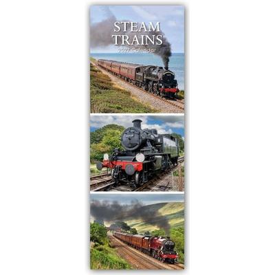 Steam Trains – Dampflokomotiven – Slimline-Kalender 2027