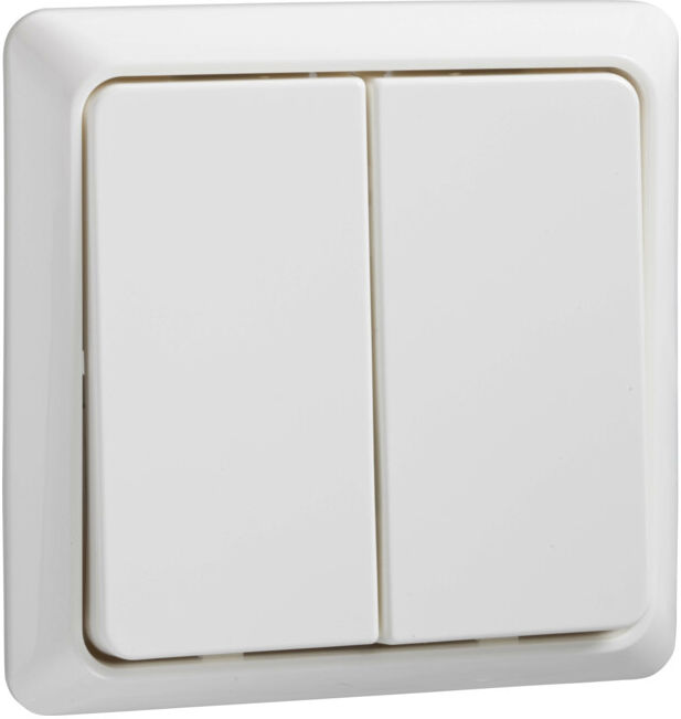 Elso Double bouton poussoir rw en saillie 1A/42V 506394 (506394)