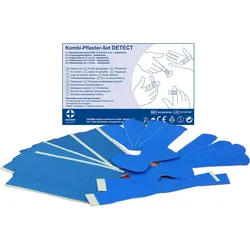 Actiomedic Kombi-Pflasterset DETECT Blau 42-teilig DIN 13157 und DIN 13169:2021