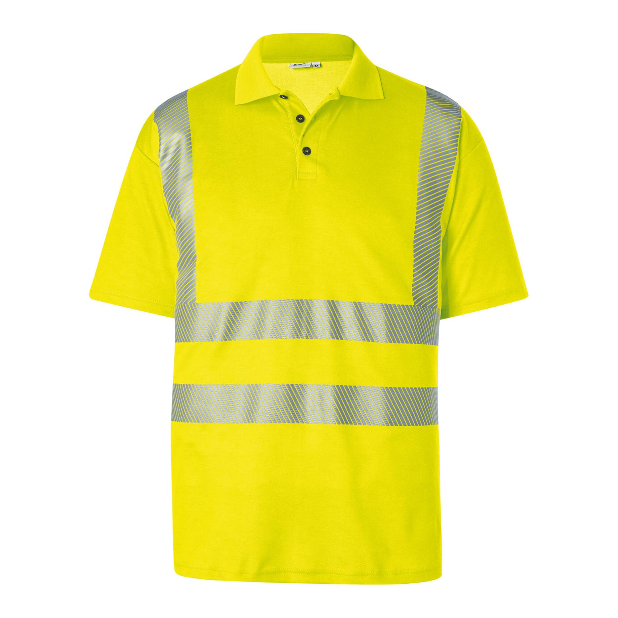 Kübler Polo REFLECTIQ PSA 2 warngelb Form 5142 Größe 4XL ; Kübler Workwear (5142 8205-34-4XL)
