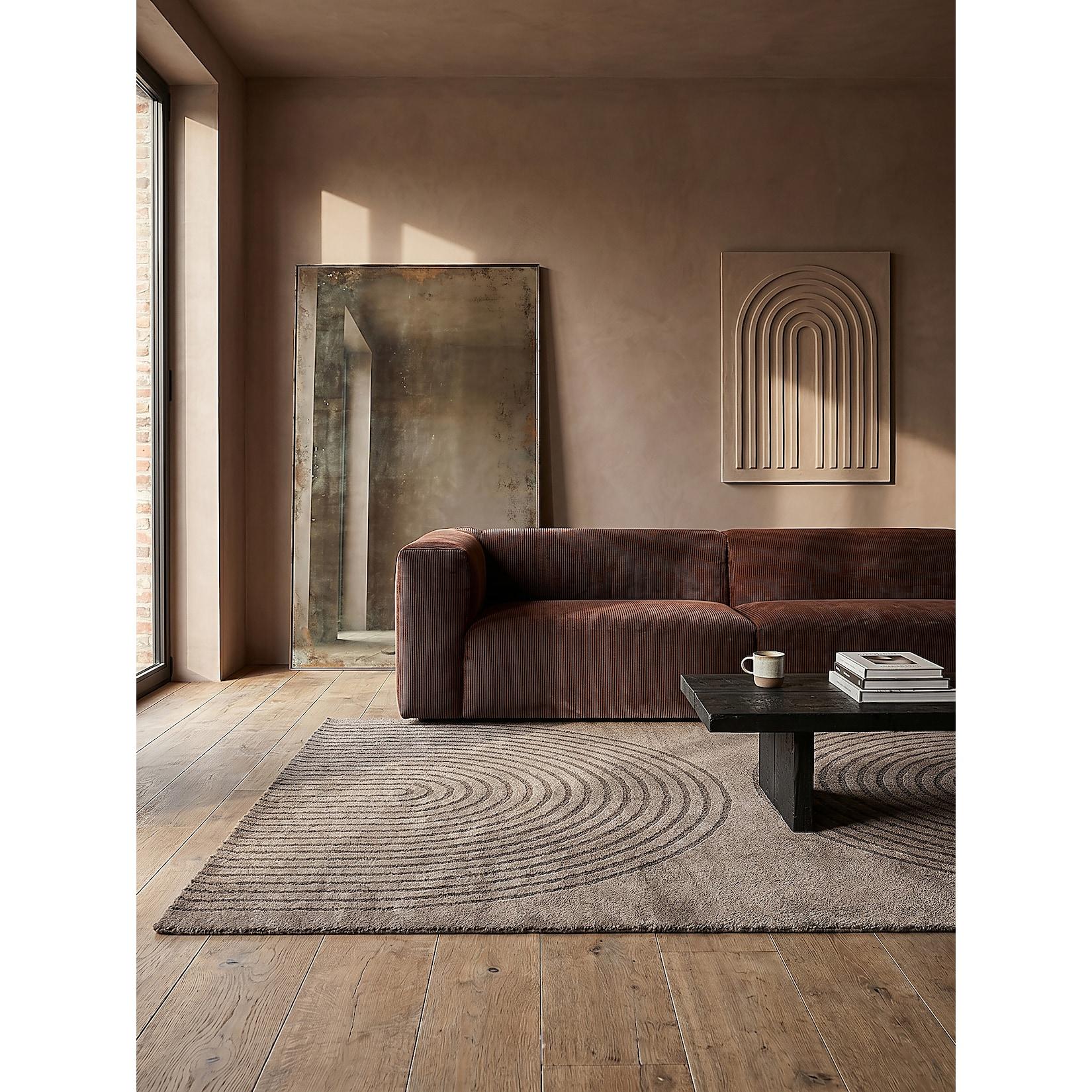 Teppich Kurzflor Braun 200x280 cm - MUOTA Kadima Design