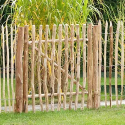 NOOR Staketenzauntor Berg-Haselnuss H 90 x B 100 cm, 7-8cm L.-Abstand