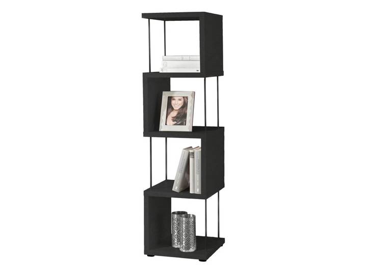 Regal STEVEN 33 x 126 cm schwarz