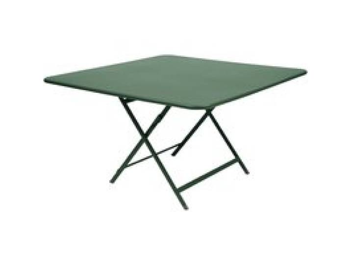 Table Carrée Pliante 128 x 128 cm Caractère en Acier