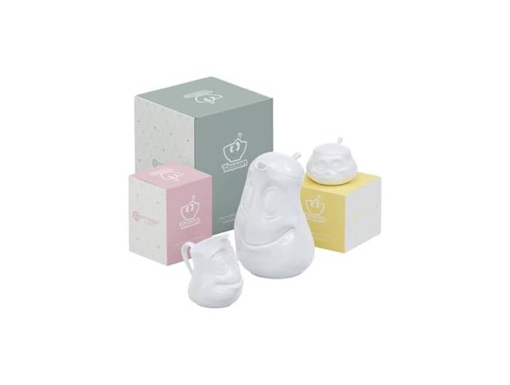 Kaffeekränzchen-Set 3-tlg. weiß 1 Bundle Kanne + Milchkännchen + Zuckerdose