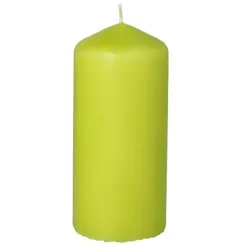 Papstar 10 X Stumpenkerze Ø 60 mm · 130 mm kiwi