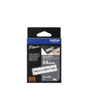 Brother TZeSE5 Schwarz auf Weiß Rolle 2,4 cm x 8 m 1 Rollen Etikettenband für P-Touch PT-1400 PT-1650 (TZESE5)
