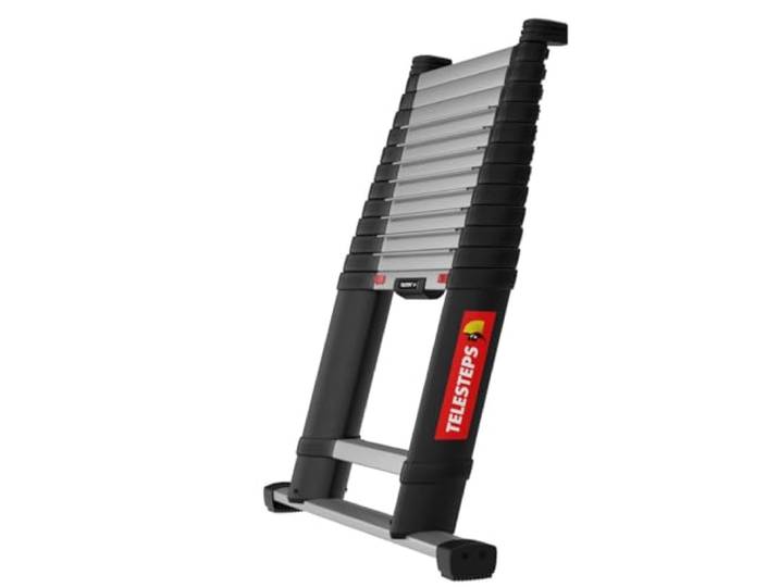 Telesteps PrimeLine telescopische ladder met stabilisator, ladder 4,1 m, aluminium ladder, nr. 7224100781