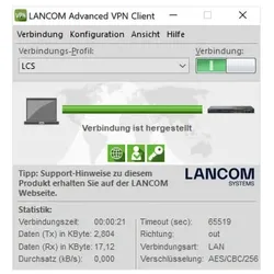 LANCOM Advanced VPN Client (WIN) Sicherheitsmanagement Voll Englisch, Deutsch 1 Lizenz(en)
