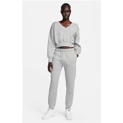 Nike, Unisex, Sporthose, Women's Phoenix Fleece Mid-Rise Pant (M), Grau