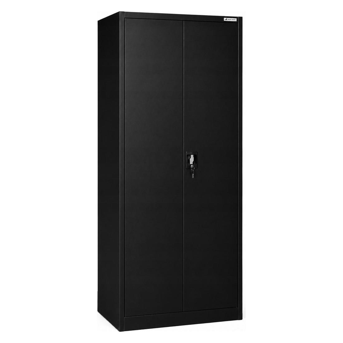 Bott Iron Mate Mars Metallschrank für die Garage RAL9005 185 x 90 x 45 cm schwarz (90 cm, 185 cm) (Mars_9005)