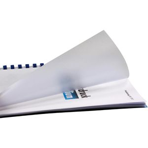 LMG Bindefolien matt-transparent, 200 mic, 0.20 mm stark, aus PVC, A3, 100 Stück