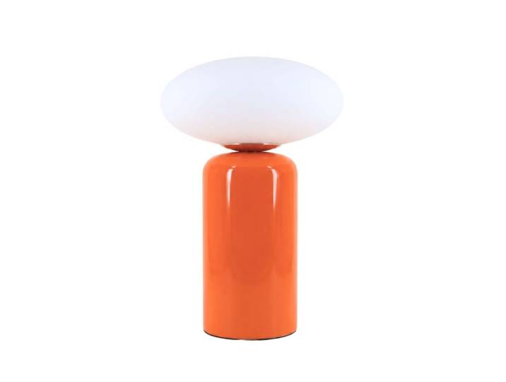 Lampe à poser design en céramique orange 43cm