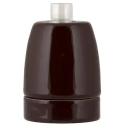 Bailey Fassung Porzellan E27 braun
