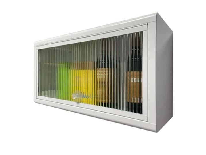 Wandmontierter Aufbewahrungsschrank Für Küche Badezimmer, Hochklappbarer Hängeschrank Unter Der Küche, Gewürzregal Aus Edelstahl Unter Dem Schrank(Weiß,70*30*25cm)