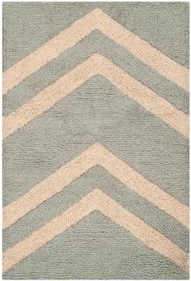 SAFAVIEH Handmade Moroccan Cambridge Paradise Grey Wool Rug