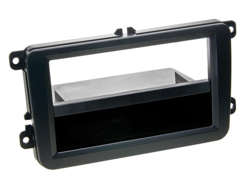 ACV Radiohalterung Rubber Touch VW Caddy, Eos / Golf V / Golf V Plus / Golf VI / Jetta / Passat (3C) + C