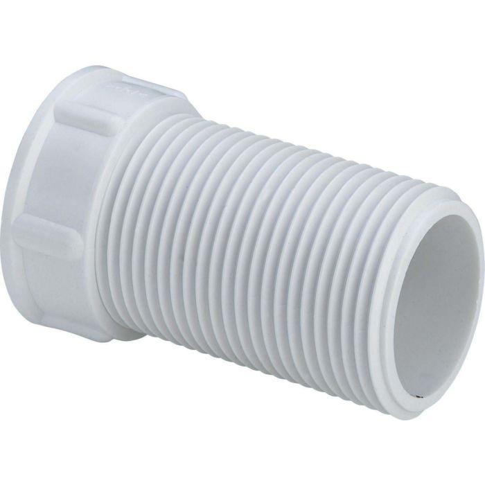 Viega Verlängerungsstück 131623 G 1x50mm, Kunststoff weiß