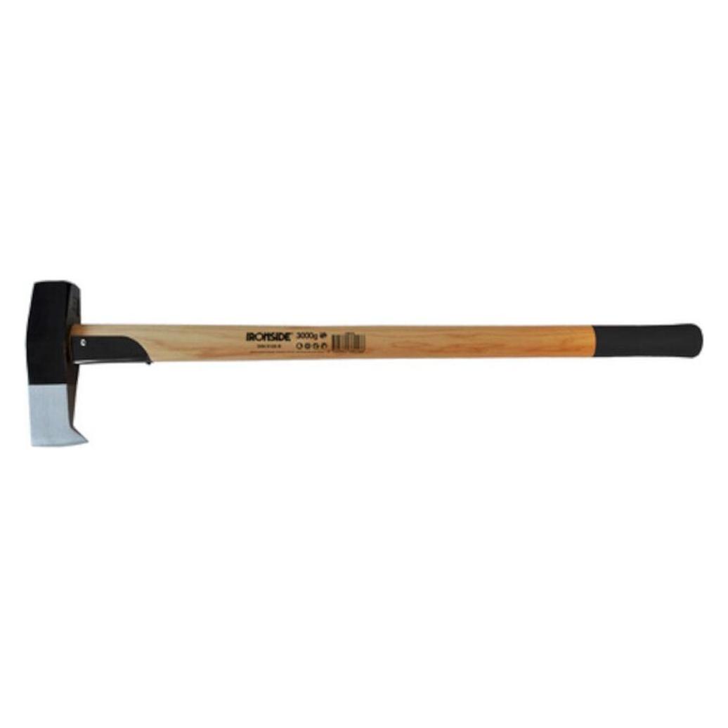 Ironside Spalthammer 3 kg mit Schlagschutz Eschenholz FSC 100 % (103821)