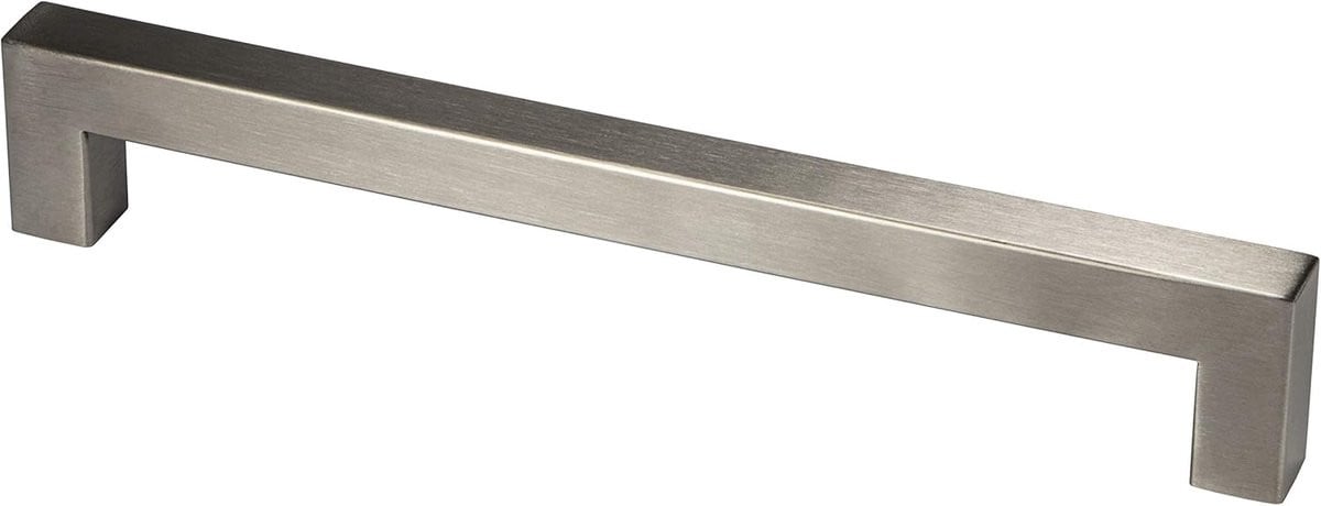 Meubelgreep Roestvrij Staal - Mat Geborsteld Zilver - Hartafstand 160 mm