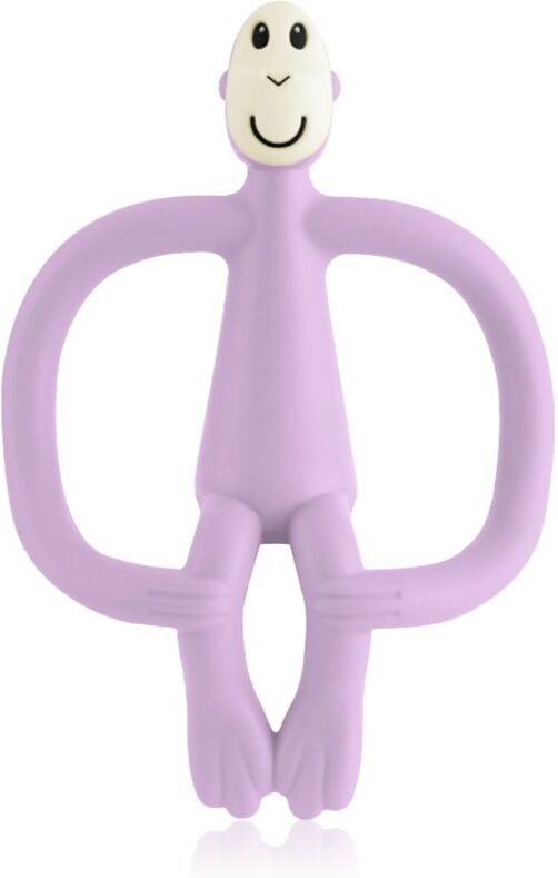 Matchstick Monkey Teething Toy and Gel Applicator chew toy with 2-in-1 brush Lilac 1 pc