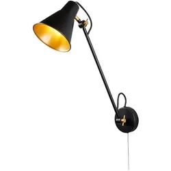 Searchlight 6302BK WALL Wandleuchte E27 1x10W