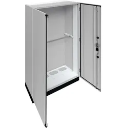 Hager Schrank, univers, IP55/I, 1850x1050x400 mm + 100 mm Sockel, für Verteilers